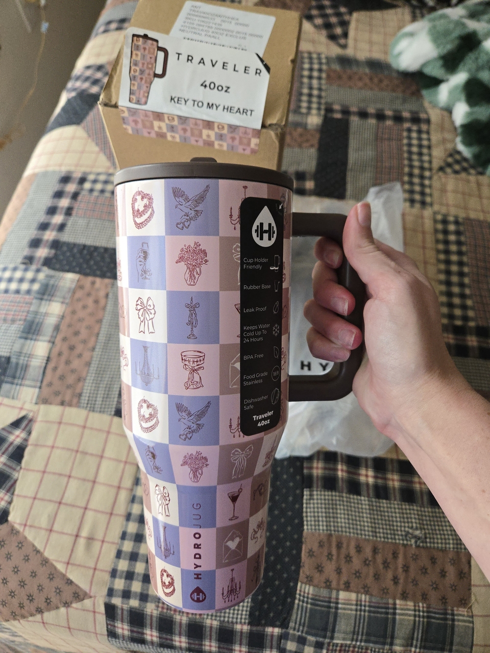 Key To My Heart 40oz Hydrojug
